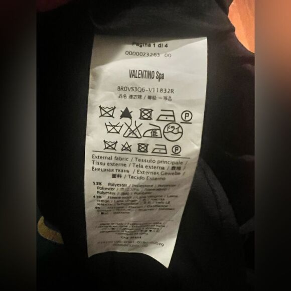 Red Valentino Black Pleated Dress - Picture 9 of 10